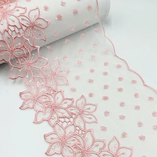 Аёллар ички кийимлари учун 19СМ классик гипур қиррали нақшли ички кийим дантел