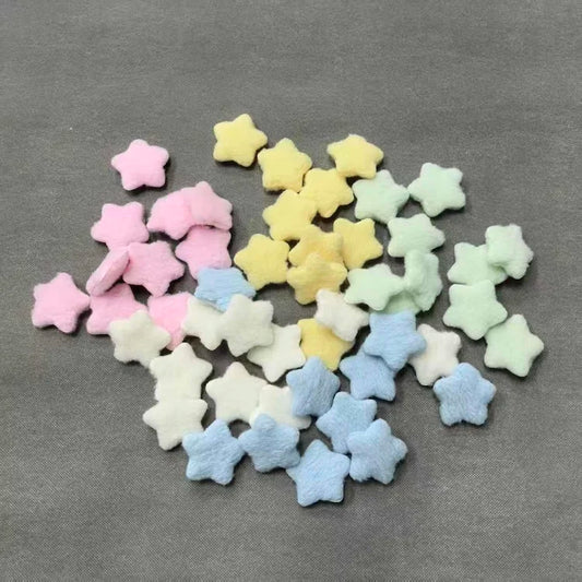 ЗСЙ 5 см беш қиррали юлдуз қўлда ишланган апликациялар болалар учун бош кийим аксессуарлари кийим тикиш ДИЙ ҳунармандчилик ямоғи