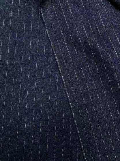 Тайёр ҳолдаги полиэстер–район–спандекс аралашмаси, саржа тузилишидаги полосали мата — эркаклар ва аёллар учун қулай кўйлак ва кийимлар тикишга мос