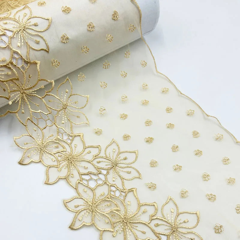 Аёллар ички кийимлари учун 19СМ классик гипур қиррали нақшли ички кийим дантел