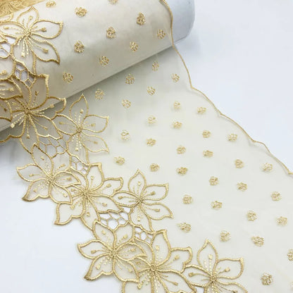 Аёллар ички кийимлари учун 19СМ классик гипур қиррали нақшли ички кийим дантел