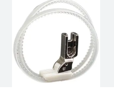 Йигиш учун роликли лапка, терини, резина билан мато, мех, эластик матоларни тикиш учун