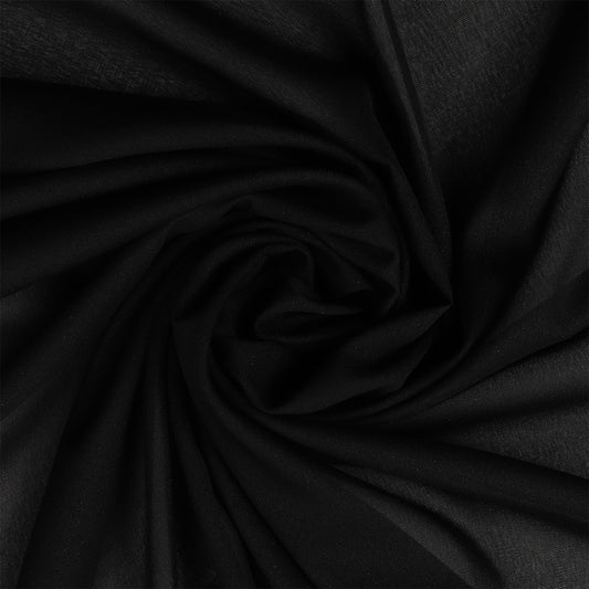Дублёр KUBRO TEXTILE эластичный, 31 г/м², цвет чёрный, ширина 150 см, рулон 100 м.
