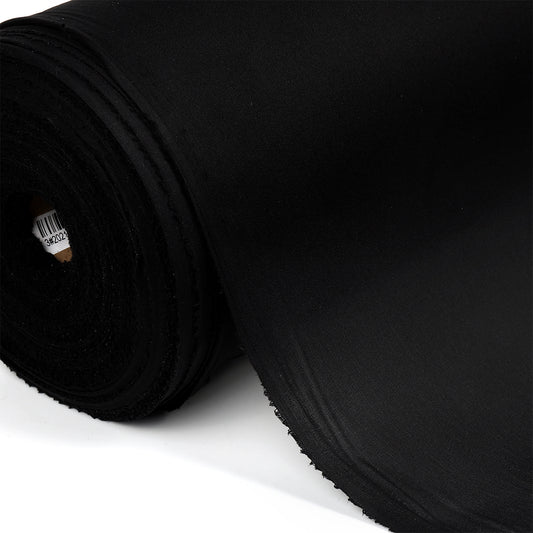 Дублёр KUBRO TEXTILE эластичный, 31 г/м², цвет чёрный, ширина 150 см, рулон 100 м.