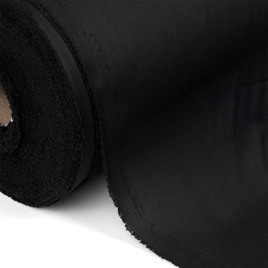 Дублёр KUBRO TEXTILE трикотажный, 50г/м², цвет чёрный, ширина 150см, рулон 100м.