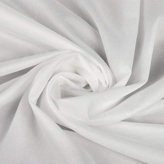 Дублёр KUBRO TEXTILE трикотажный, 50г/м², цвет белый, ширина 150см, рулон 100м.