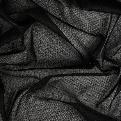 Дублёр KUBRO TEXTILE эластичный, плотность 42 г/м², цвет чёрный, ширина 150 см, упаковка рулон 100м.