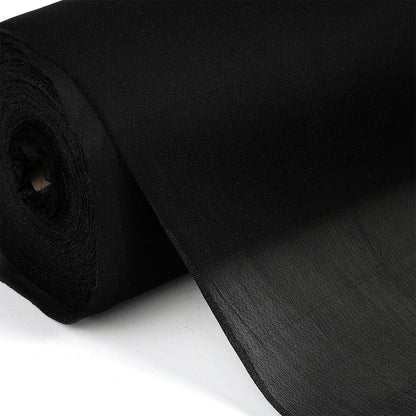 Дублёр KUBRO TEXTILE эластичный, плотность 42 г/м², цвет чёрный, ширина 150 см, упаковка рулон 100м.
