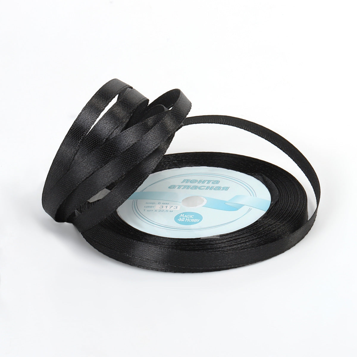 Атлас лента 6мм