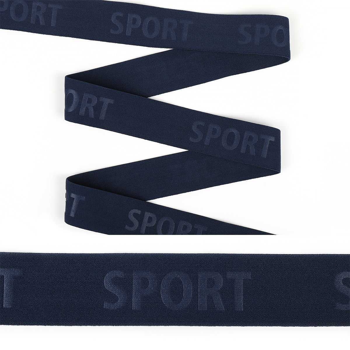 Эркаклар ич кийими ва боксерлари учун SPORT ёзувли резинка, эни 35мм, қадоғи 1,5±0,5 м.