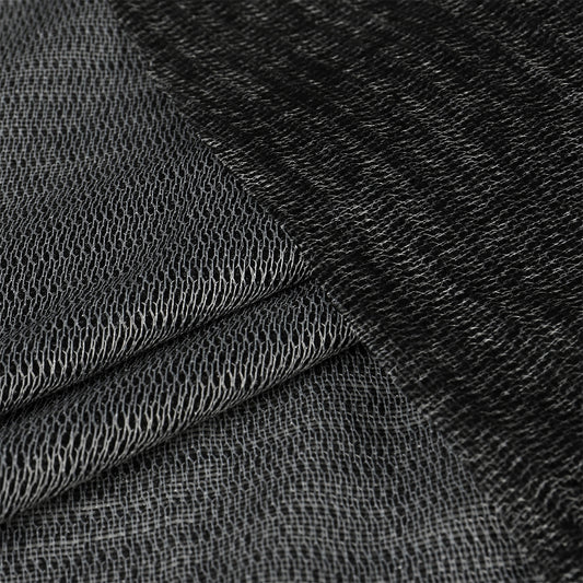 Дублерин KUBRO TEXTILE трикотажный, 80г/м², 132 TD/BK черного цвета, ширина 150см, рулон 100м.